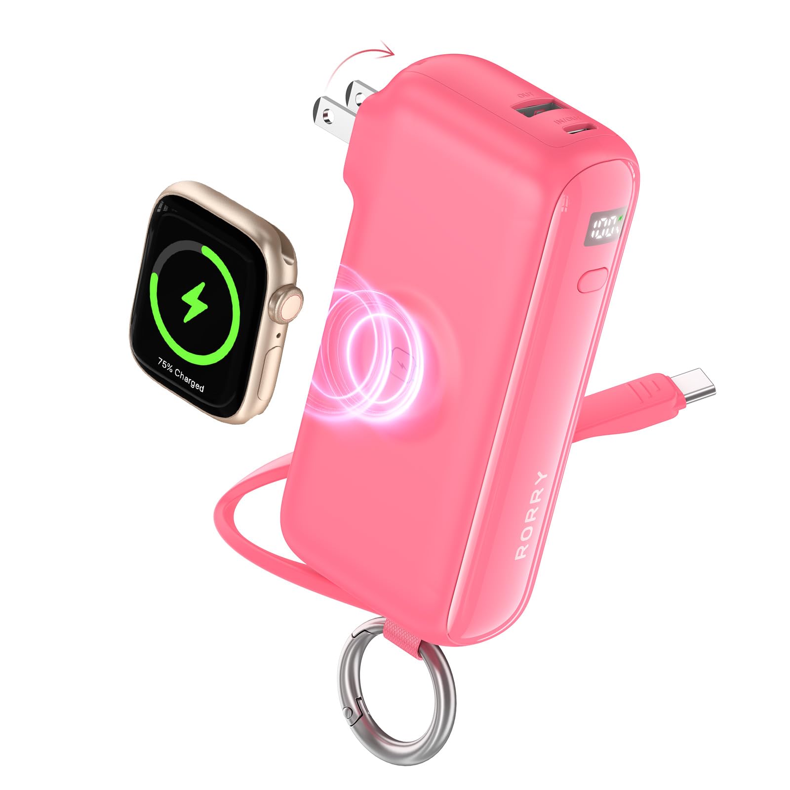 Amazon.com: RORRY Flow Portable Charger, 10000mAh 40W Fast